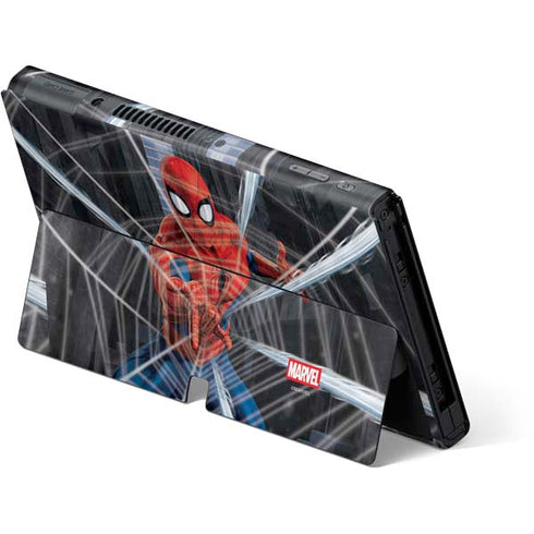Marvel Spiderman Web Throw Nintendo Switch OLED (2021) Skin